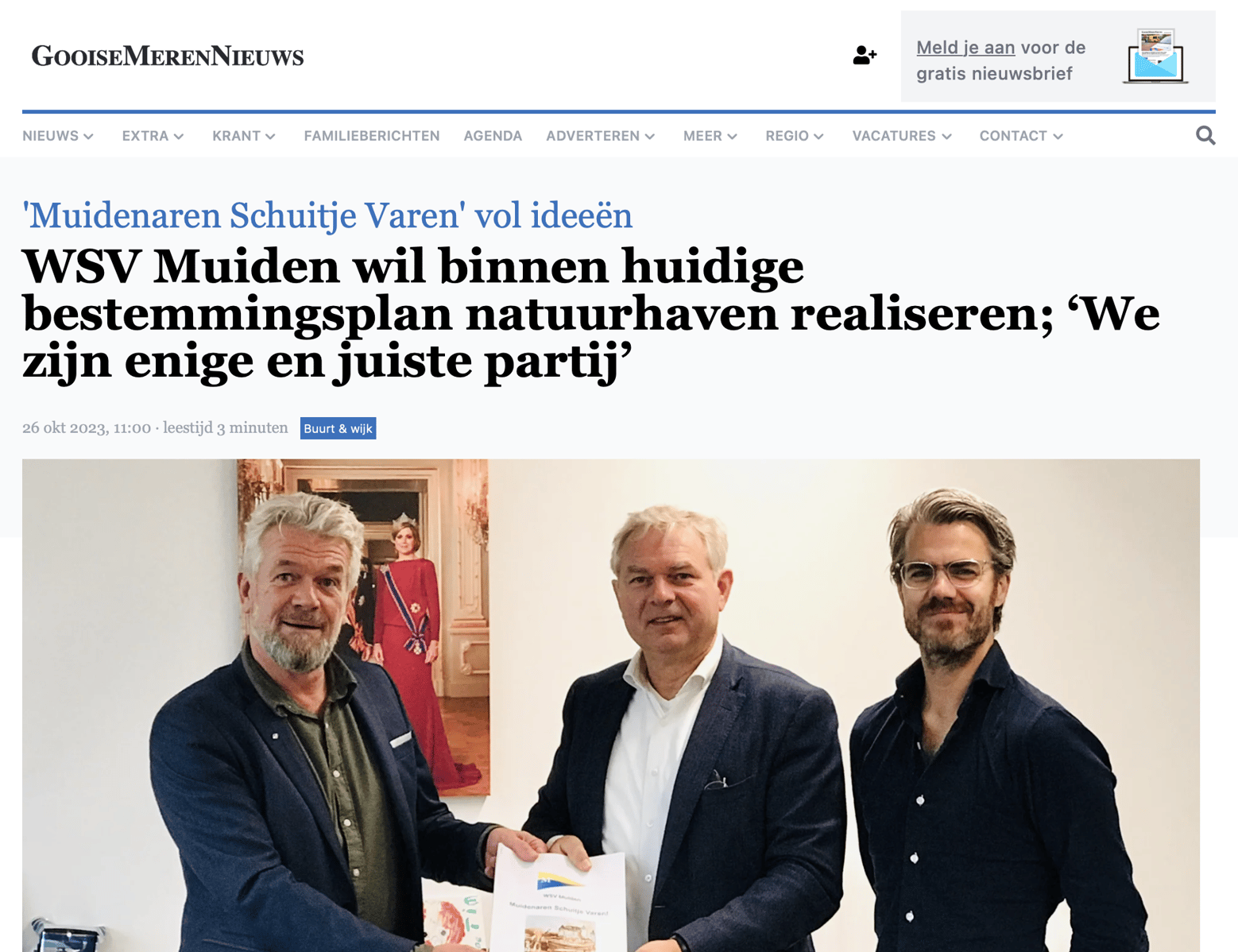 Gooise Meren Nieuws WSV Muiden Gooise Meren Nieuws WSV Muiden